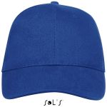 Sols Buffalo 6 paneles baseballsapka, Royal Blue, U (SO88100RO-U)