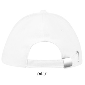 Sols Buffalo 6 paneles baseballsapka, White (sapka)