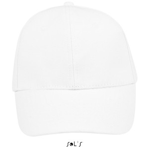 Sols Buffalo 6 paneles baseballsapka, White, U (sapka)