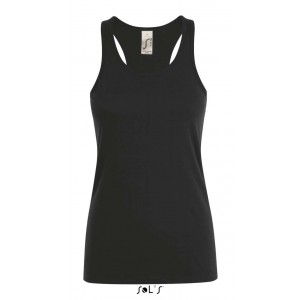 Sols Justina n�i trik�, Deep Black (T-shirt, p�l�, 90-100% pamut)
