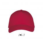 Sols Long Beach 5 paneles sapka, Red, U (SO00594RE-U)
