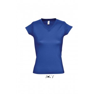 Sols Moon V-nyak� n�i p�l�, Royal Blue (T-shirt, p�l�, 90-100% pamut)
