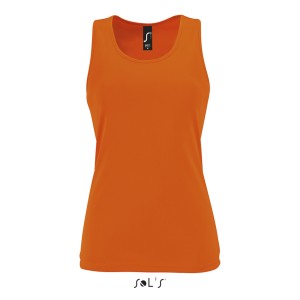 Sols m�sz�las n�i sporttrik�, Neon Orange (T-shirt, p�l�, kevertsz�las, m�sz�las)