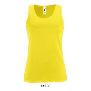 Sols m�sz�las n�i sporttrik�, Neon Yellow (T-shirt, p�l�, kevertsz�las, m�sz�las)