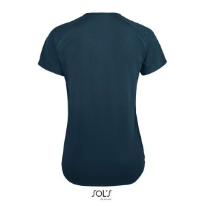 Sols Sporty raglnujjas ni pl, Petroleum Blue (T-shirt, pl, kevertszlas, mszlas)
