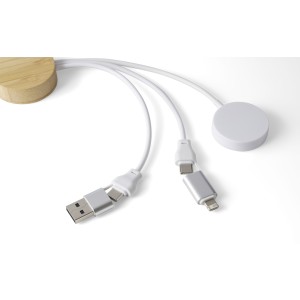 TPE t�lt�k�bel szett, barna (vezet�k, eloszt�, adapter, k�bel)