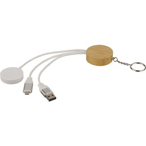 TPE t�lt�k�bel szett, barna (vezet�k, eloszt�, adapter, k�bel)