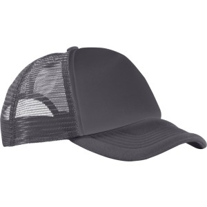 Trucker 5 paneles baseball sapka, szrke/fekete (sapka)