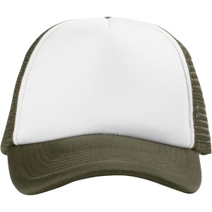 Trucker 5 paneles baseball sapka, zld/fehr (sapka)