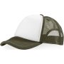 Trucker 5 paneles baseball sapka, zld/fehr
