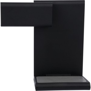 Vezet�k n�lk�li m�gneses t�lt�, �jram�anyag, fekete (powerbank)