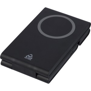 Vezet�k n�lk�li m�gneses t�lt�, �jram�anyag, fekete (powerbank)